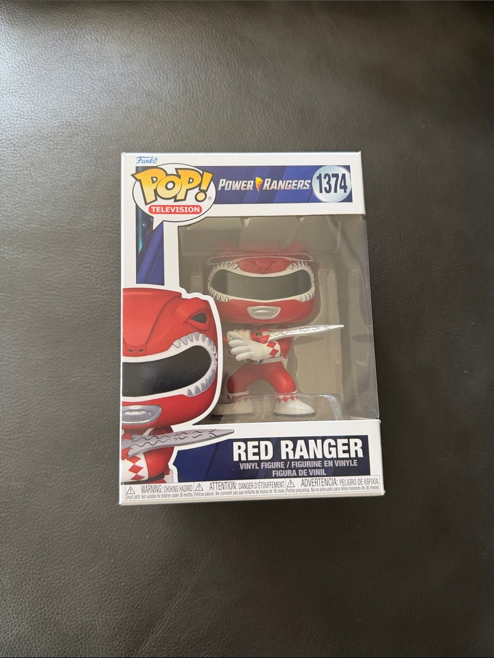 Funko Pop! Power Rangers Red Ranger Figure (Red, White, Black) #1374